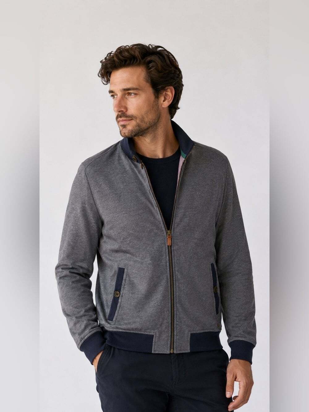 Ted Baker Bomber Jacket Retro Smart Casual Menswear Size‎ 5 L/XL